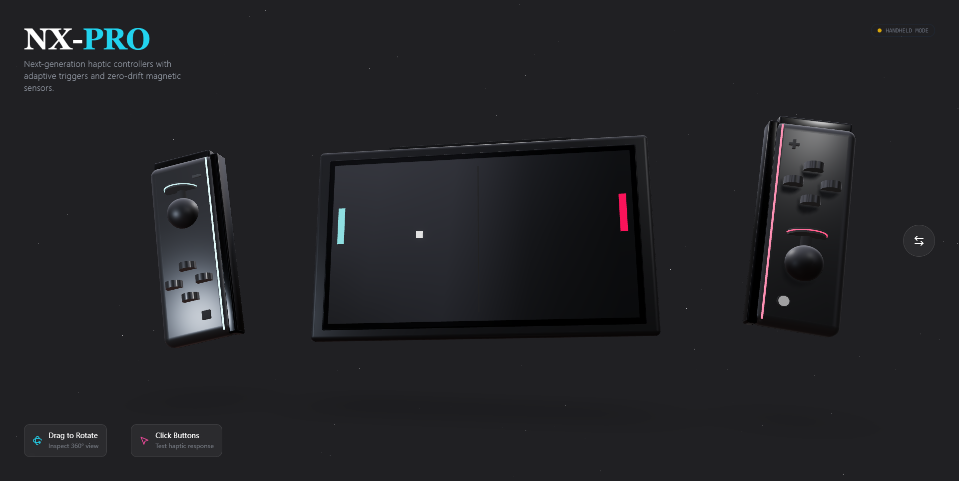 NX-PRO Handheld Controller 3D