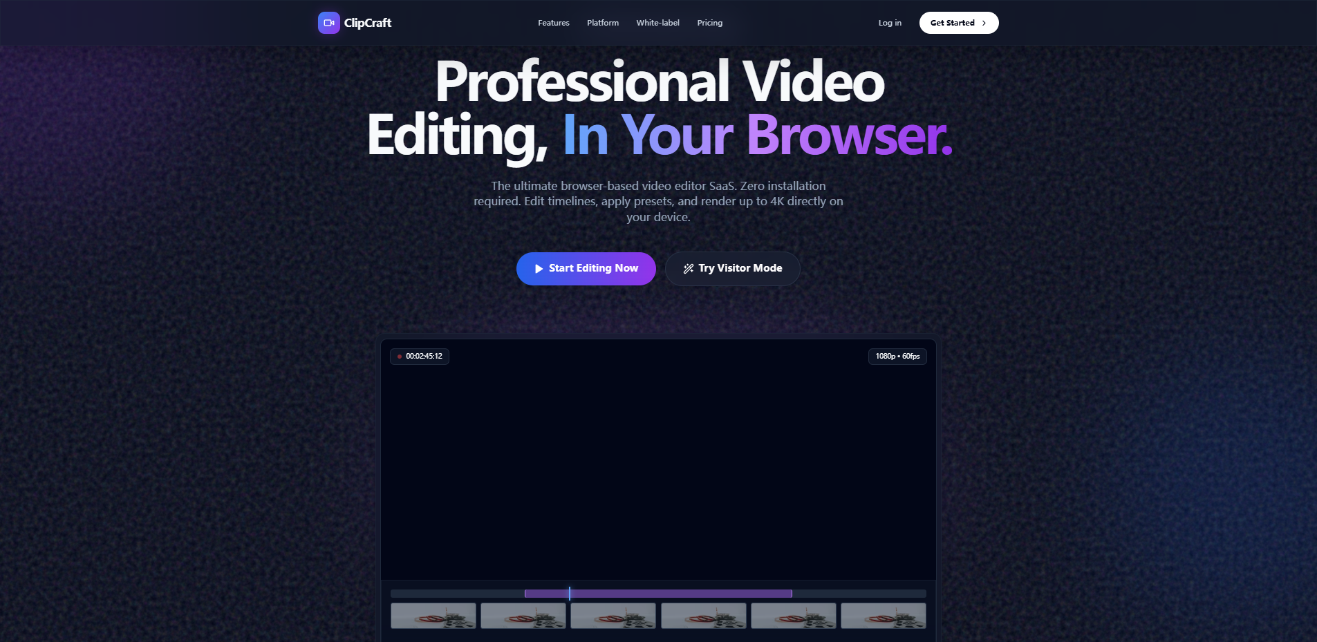 ClipCraft Video Editor